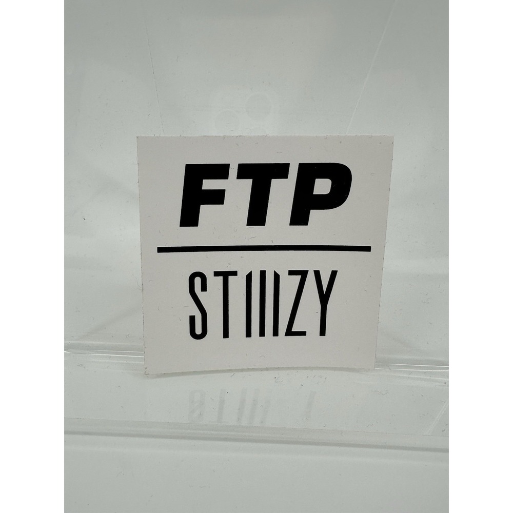 FTP and Stizy Collab Sticker Decal New